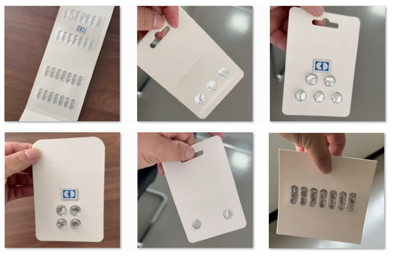 铝塑药品胶囊双纸卡泡罩包装 铝塑药品胶囊双纸卡泡罩包装