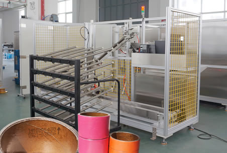 氨纶纺织胶带纸筒纸管自动喷码理料分拣机